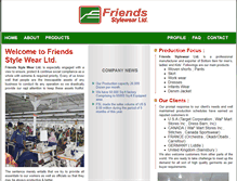 Tablet Screenshot of friendsstylewear.com